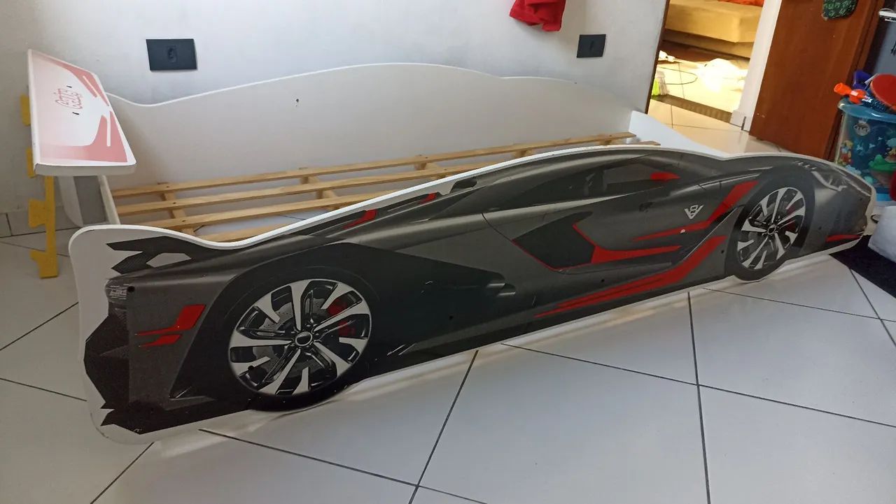 Cama infantil carro de corrida  - Foto 2