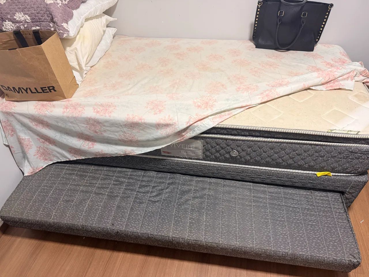  CAMA BOX DE SOLTEIRO + COLCHÃO  - Foto 5