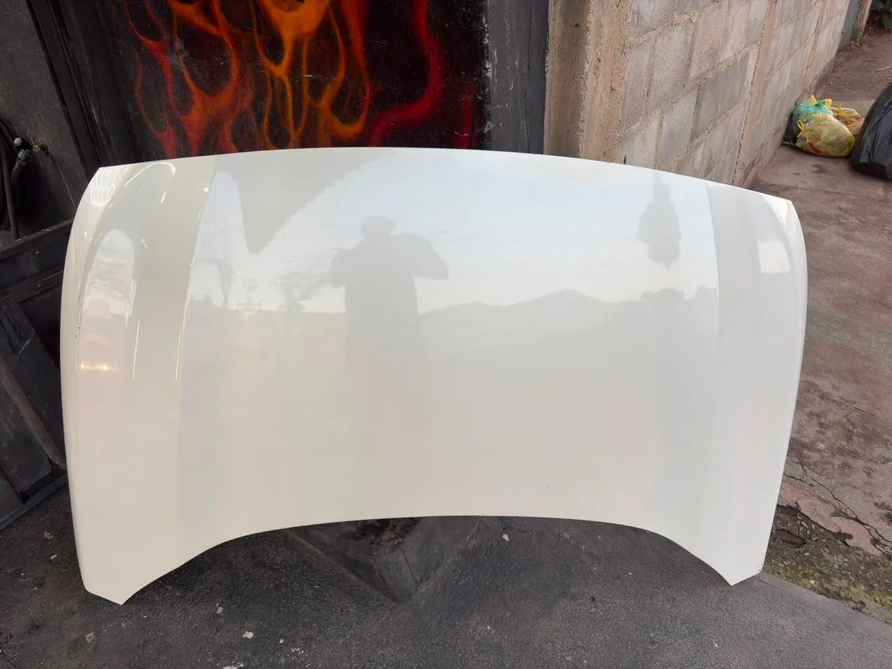Capô do carro Fiat Pulse 2022 original com detalhe 