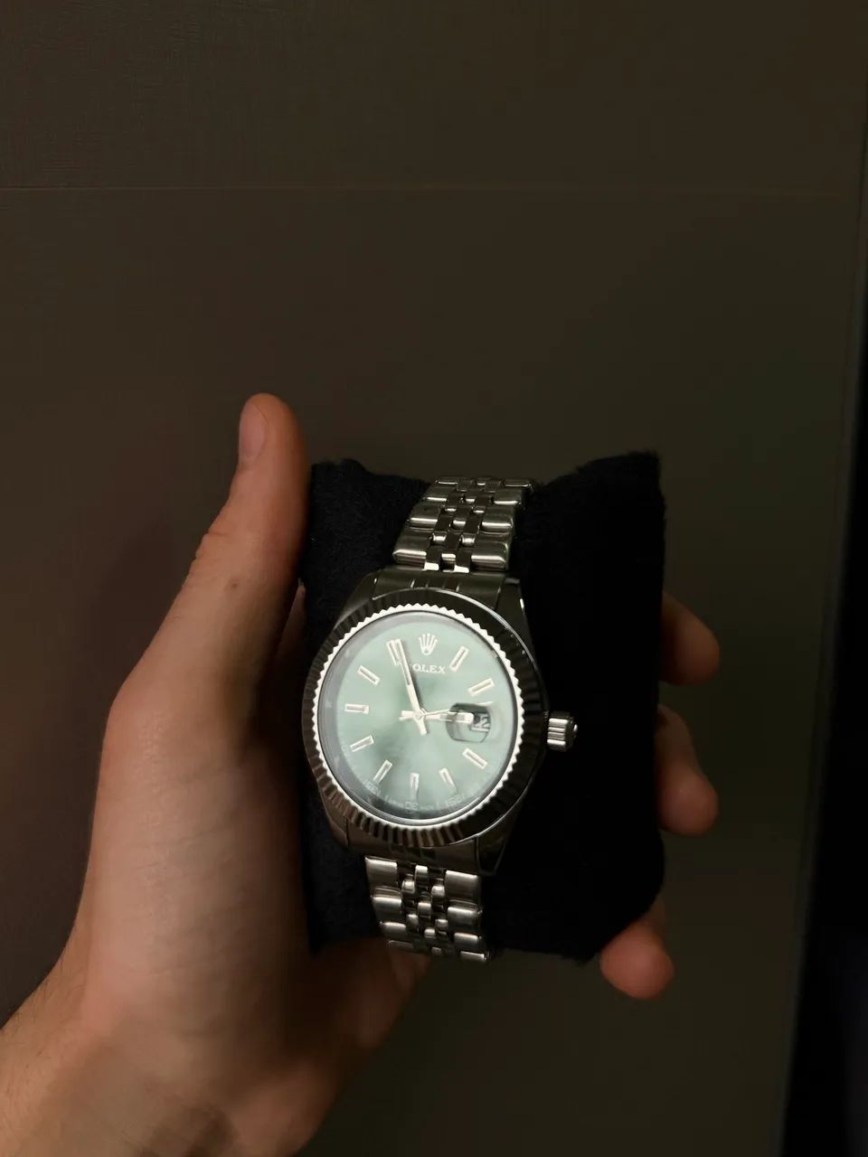 Rel ógio DateJust fundo verde - Foto 2