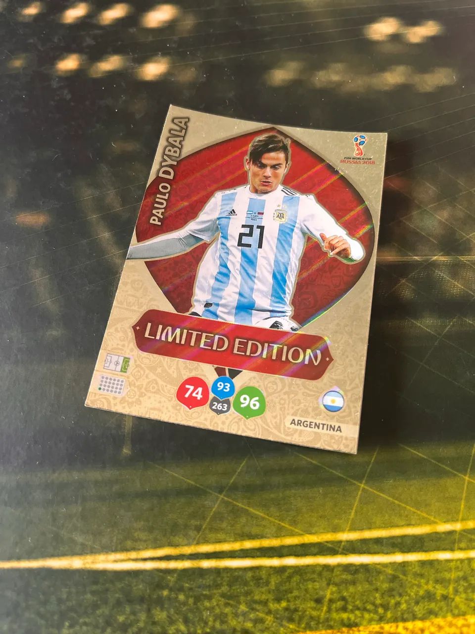CARD LIMITED EDITION PAULO DYBALA COPA 2018 - Hobbies e coleções