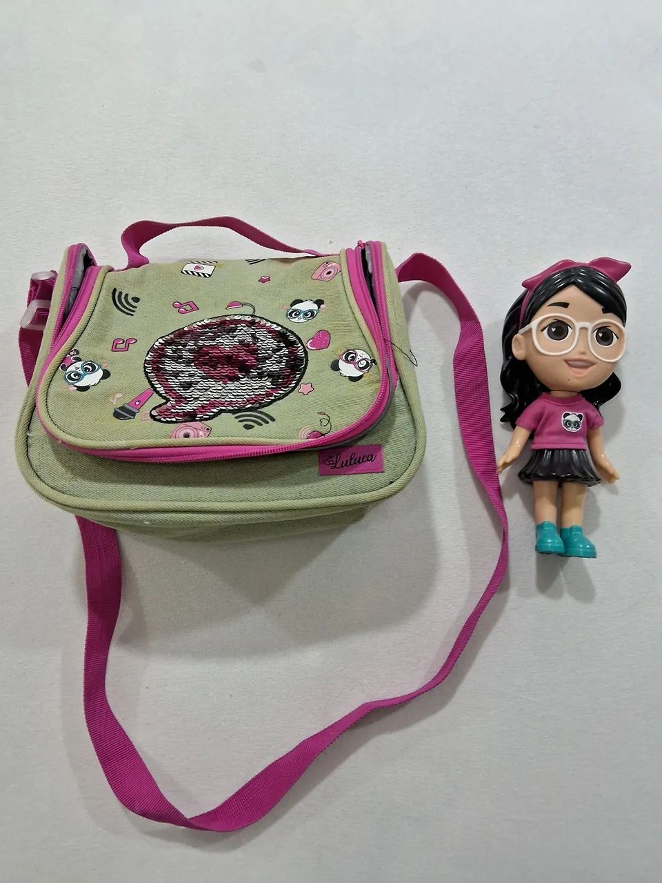 Bolsa térmica mais boneca da luluca 