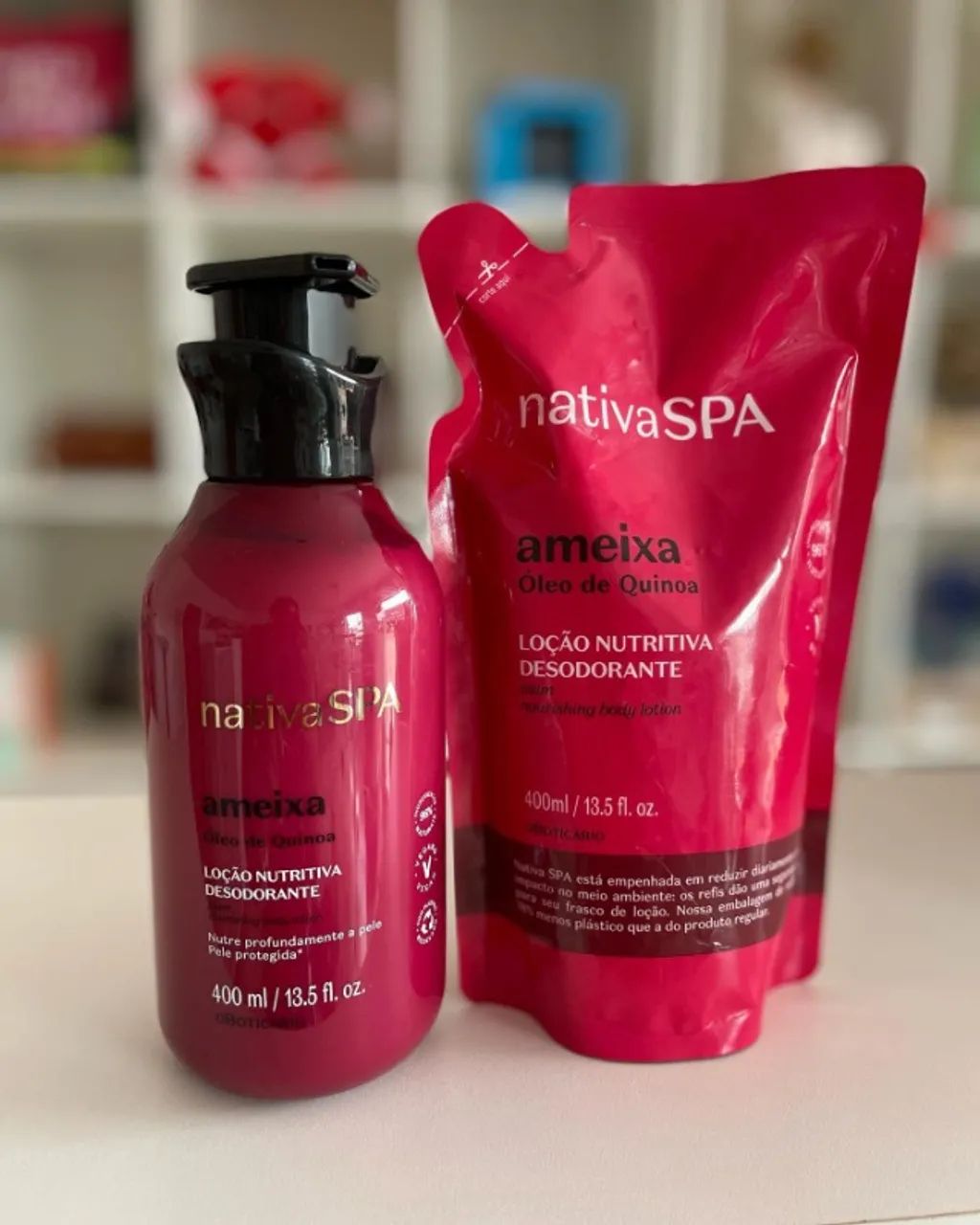 Combo NativaSPA Ameixa Hidratante 400ml + Refil 350ml - Foto 2
