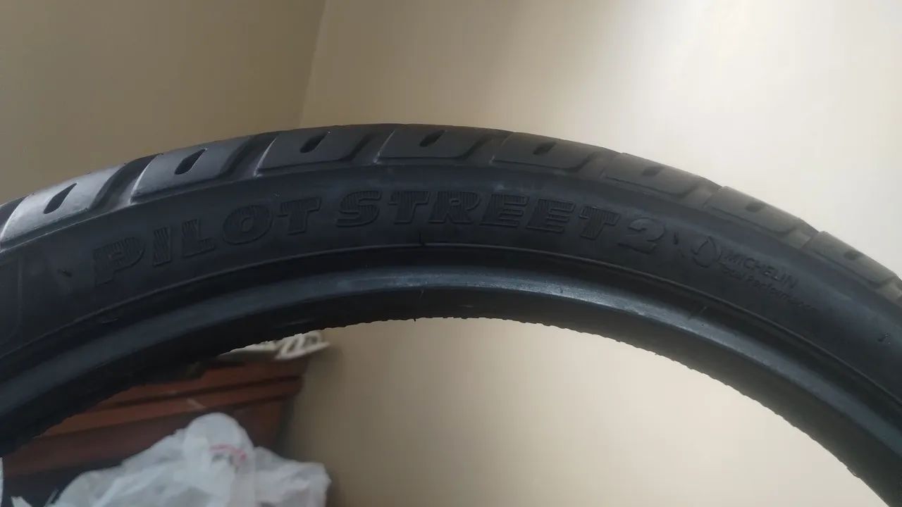 Pneu moto Michelin 60 100 17, zero sem uso! - Foto 3