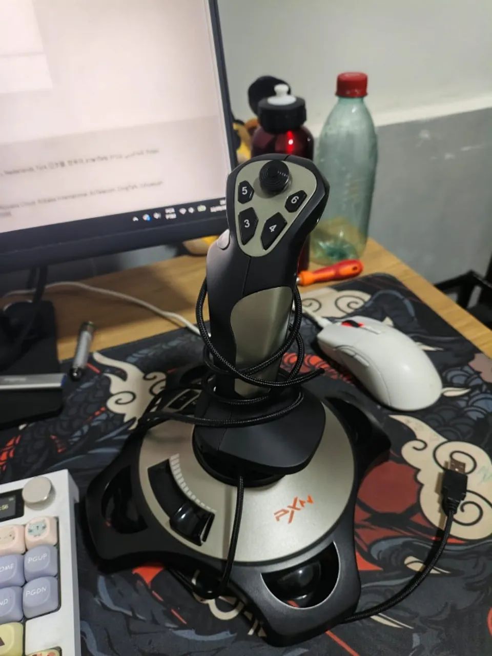 Joystick PXN-2113 Pro PC (Eixo Z com defeito) - Foto 2