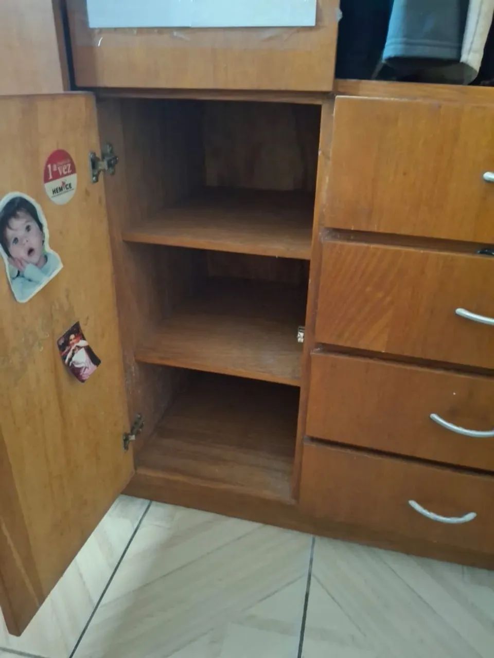 Guarda-roupas  de madeira  - Foto 5
