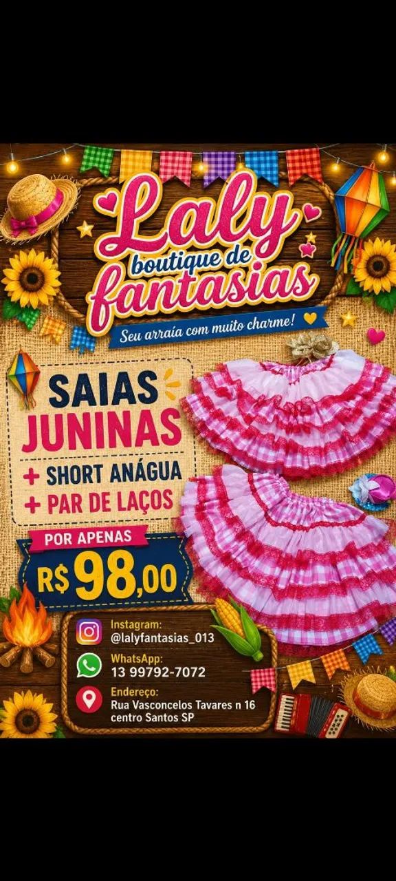 Saias junina tbem temos plus  - Foto 2