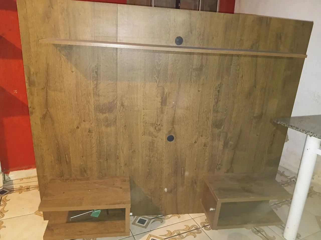 Painel de TV de Madeira 
