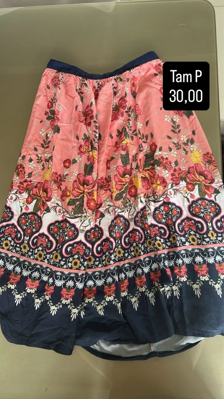 saia estampada