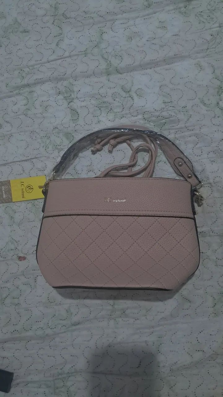 Bolsa Rosa Média Clássica