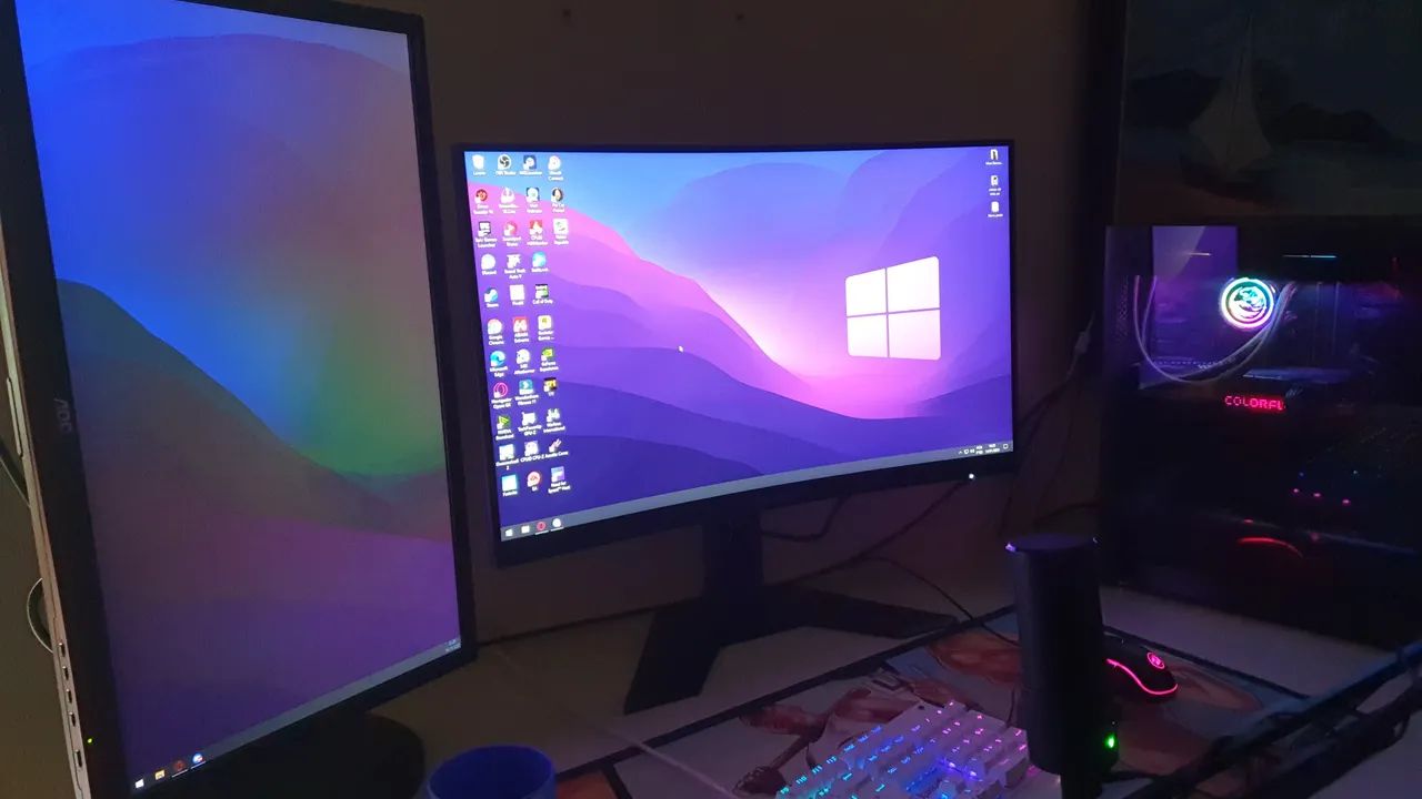 Monitor 27 polegadas curvo gigabyte 170hz 