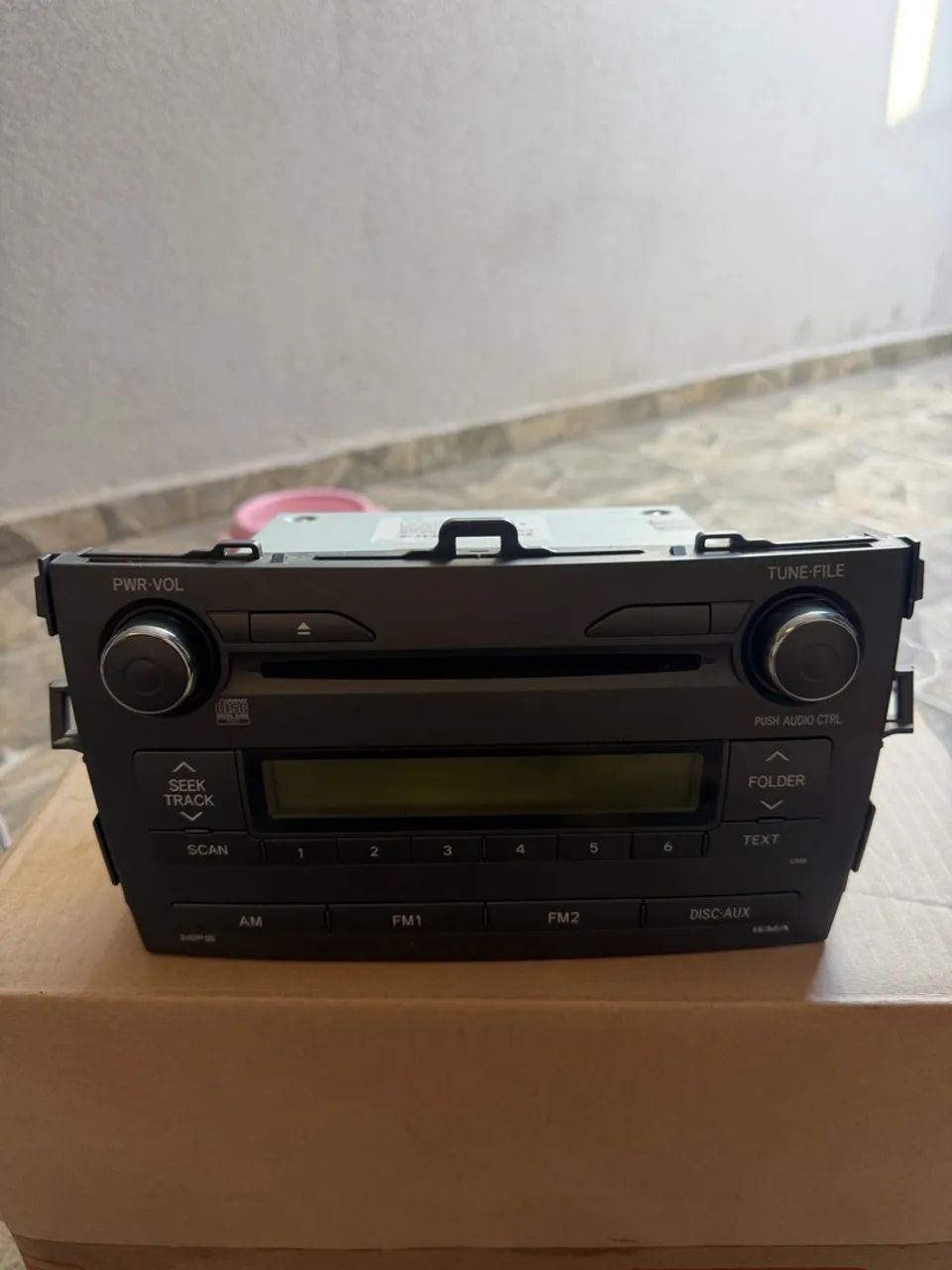 Rádio original Corolla 