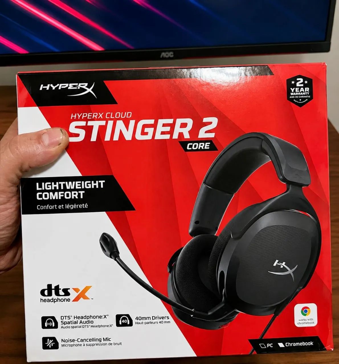 ? Headset Gamer HyperX Cloud Stinger 2 Core - Foto 2