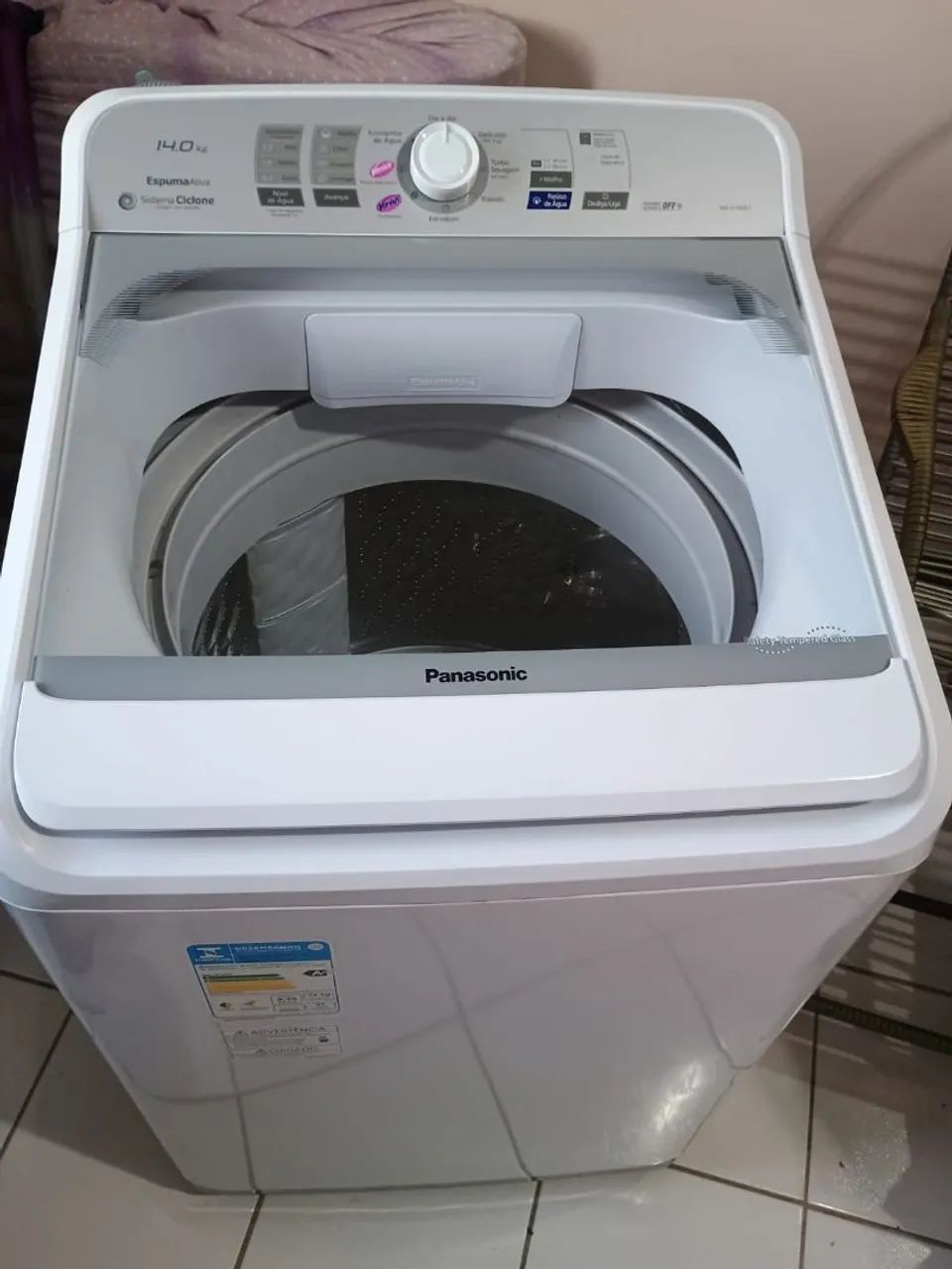 Máquina lavar roupa 14kg Panasonic. - Foto 5