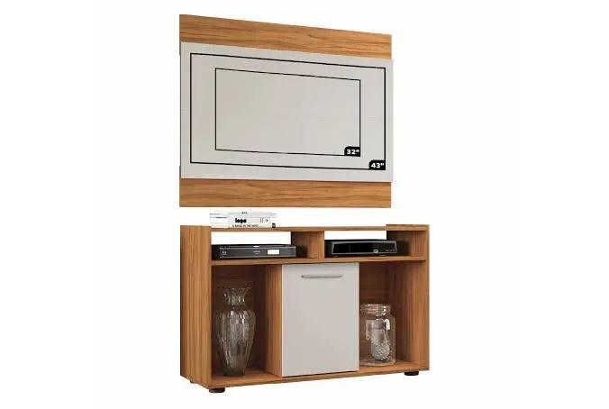 Rack com painel para tv até 43 polegadas _ Entrega grátis Fortaleza - Foto 3