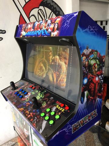 Fliperama Bartop 5.400 Jogos Clássicos Tela de 20 Polegadas