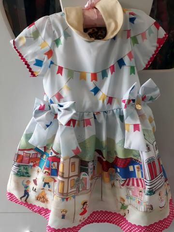 Vestido São João alfabeto