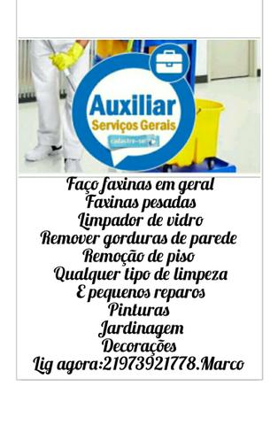 Contrate agora alguém p fazee aquela faxina