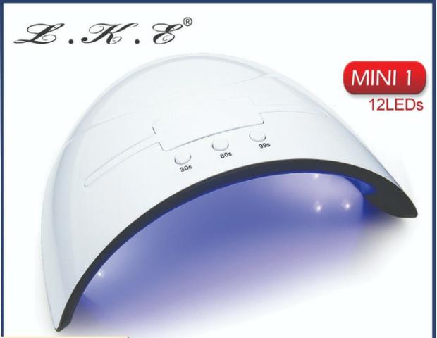 Cabine Uv Ike 36w Unhas De Gel 12 30s 90 60s Seca Esmalte - Foto 4