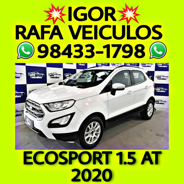 FORD ECOSPORT SE 1.5 AT 2020 1 MIL DE ENTRADA FALAR COM IGOR TT