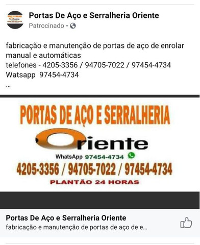 Manutenção de portas automáticas de enrolar  9,7454,,4734 - Foto 2