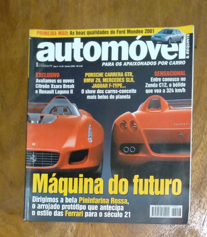 Revista Automóvel E Requinte - Ano 4 - N° 48 - Janeiro 2001