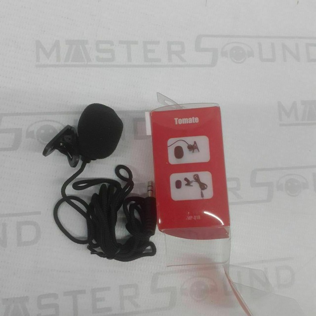 Microfone de lapela tomate. Novo. - Foto 2