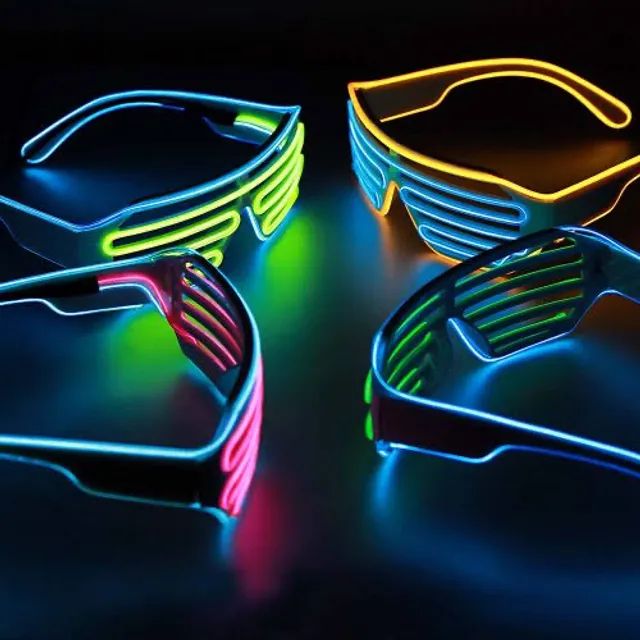 Óculos de led que ascende comprado na Bélgica 