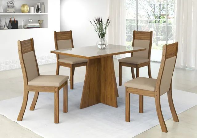 Conjunto de Mesa Sevilha com 4 Cadeiras s43