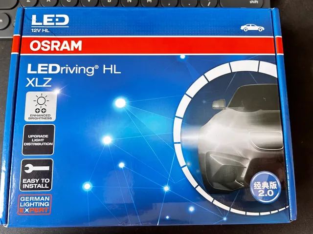 Lampada OSRAM-LED H7 original na Caixa