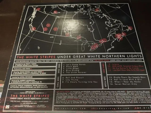 White stripes - Under Great White Northern Lights box set - CDs