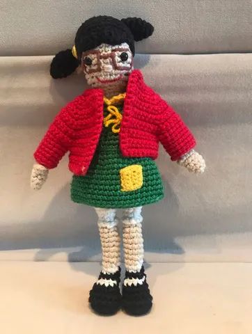 Amigurumi chiquinha turma do chaves 