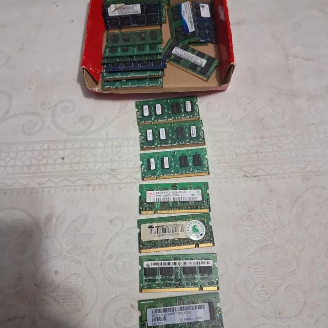 Memórias DDR2  .1 Gb 