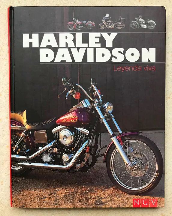 Livro Harley Davidson em espanhol 