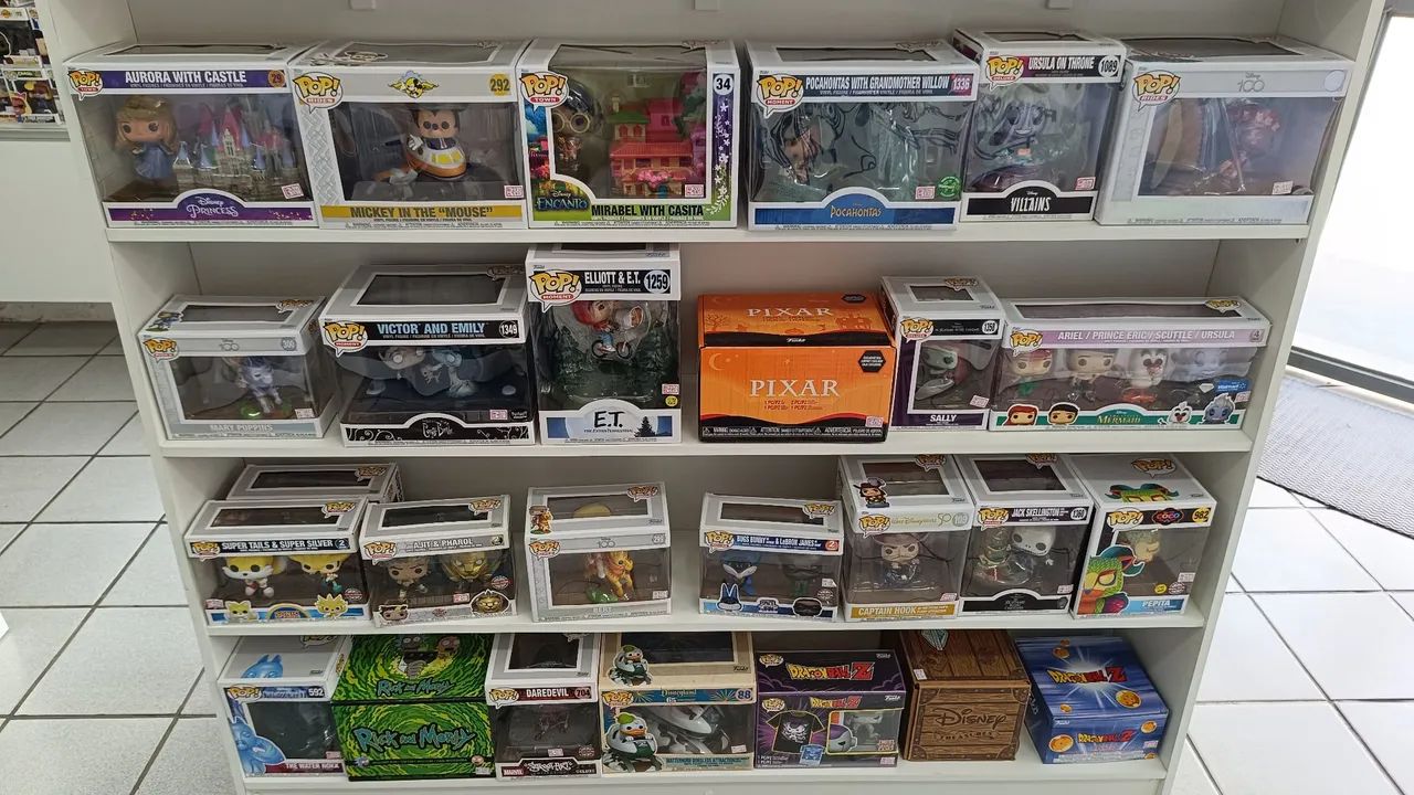 Funko Pop álbuns, Pop momento, Pop box