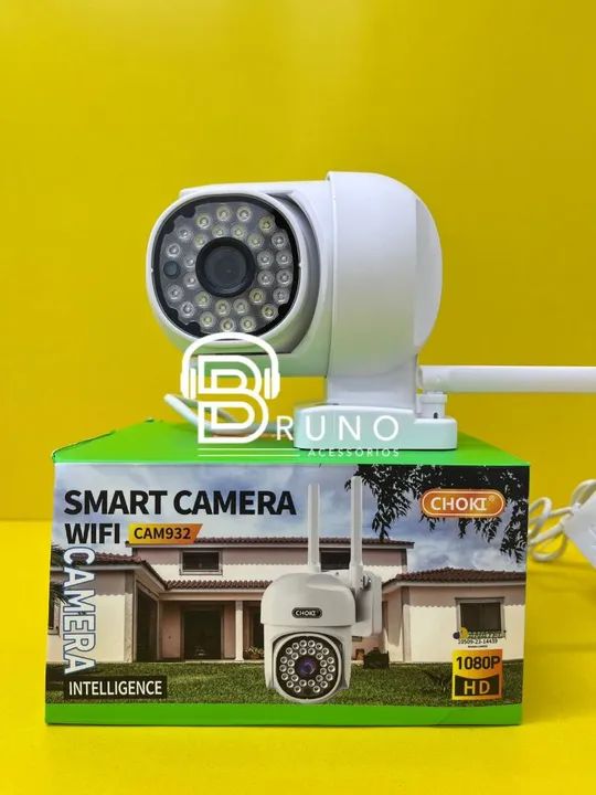 Camera De Segurança Ip Wireless 2 Antenas E Visão Noturna