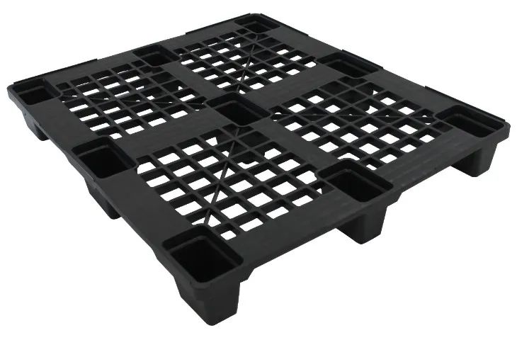 PALLET PALET PRETO EM PLASTICO INJETADO PP 1,00X1,20 MT