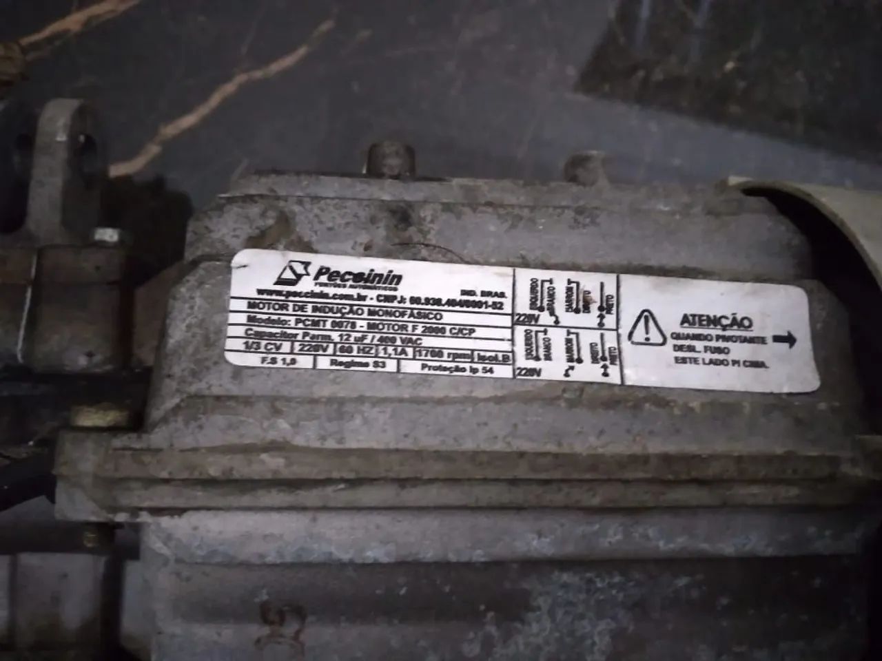 Motor Peccinin F2000 1/3 CV - 220V - Foto 3