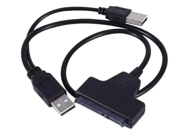 Adaptador Cabo Tipo Case Hd Usb 2.0 Externo Sata 2,5 Ssd