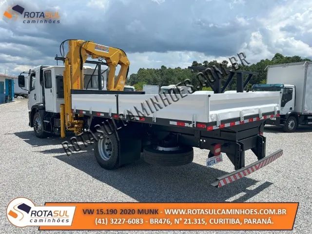 VW 15.190 2020 Munck e Cabine Suplementar - Foto 4