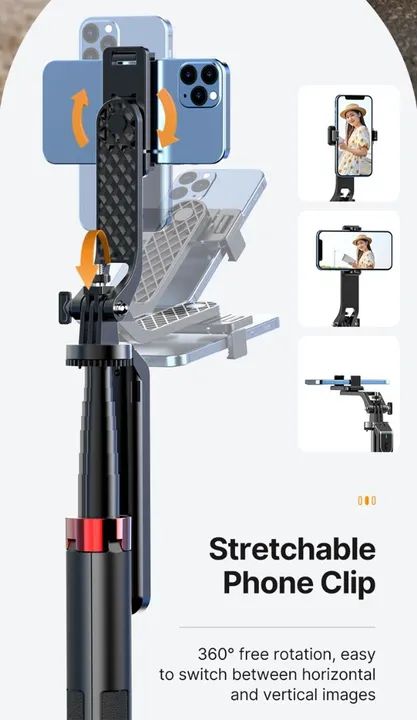 Suporte tripé ulanzi ma09 para Celulares, câmera digital.  - Foto 6