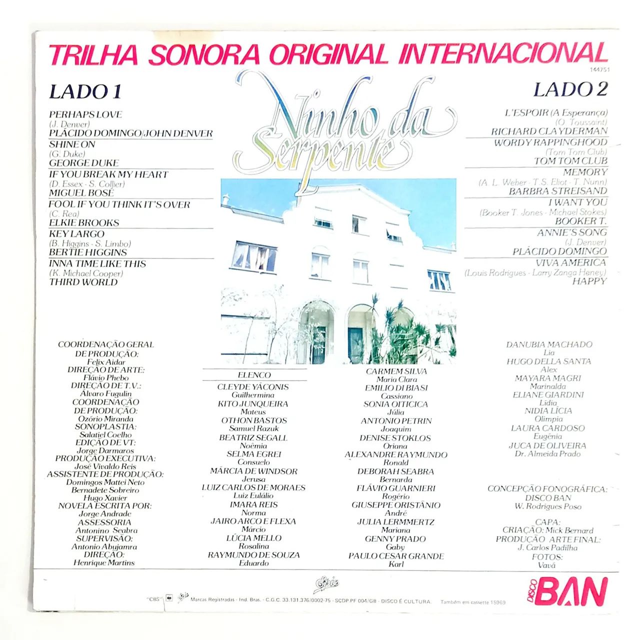 discos de vinil com trilhas sonoras da novela Ninho da Serpente - Foto 2