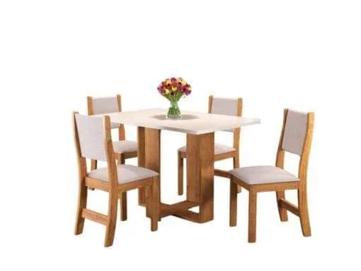 Mesa 4 cadeiras Magic S mel/Blonde tt F12