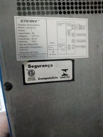 Termoelétrico Eterny 40Litros - Foto 6