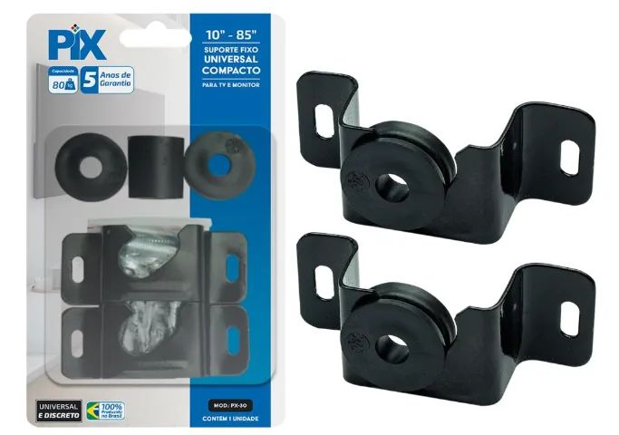 Suporte Tv Fixo parede Universal 10 a 85 polegadas 80kg