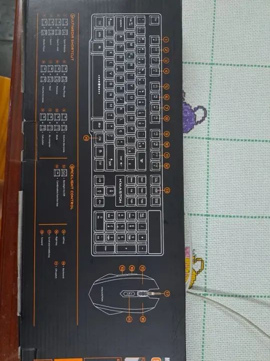 Modelo KM 680 teclado e mouse  novo na caixa - Foto 3