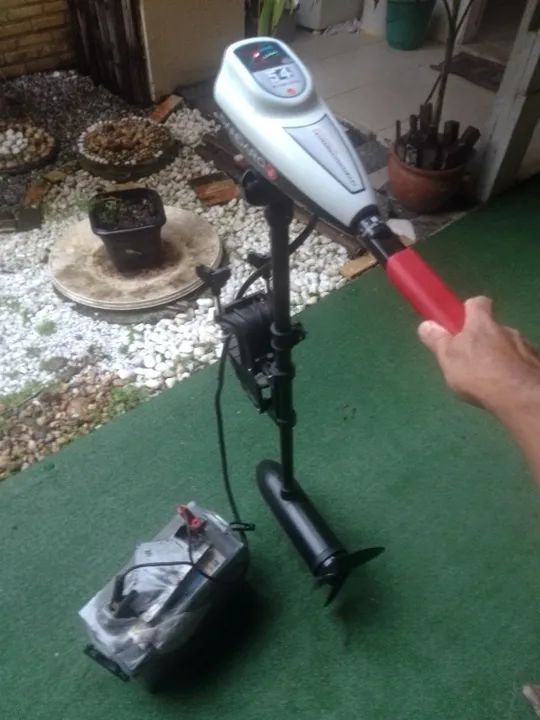 Motor barco elétrico e bateria  - Foto 3