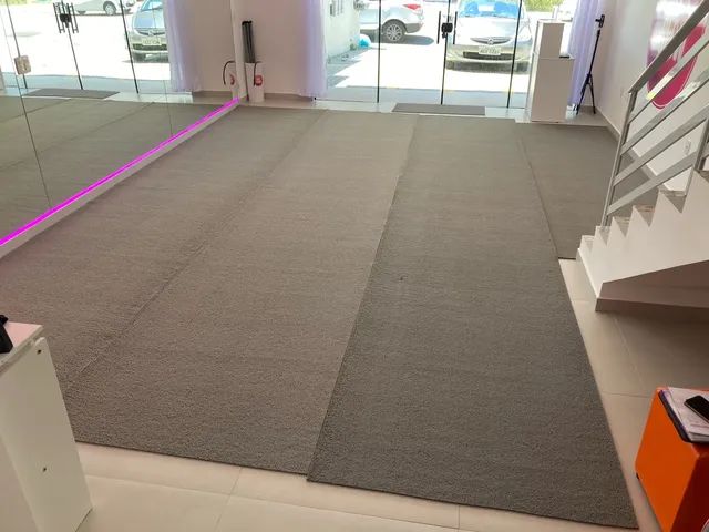 Tapete tipo capacho vinil - rolo de 6m