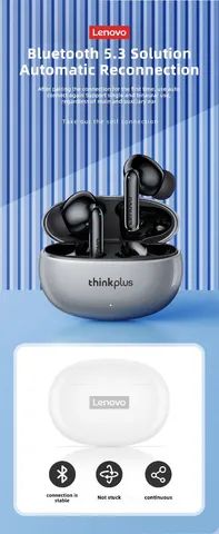 Fone Bluetooth Lenovo xt88 original lacrado  - Foto 3