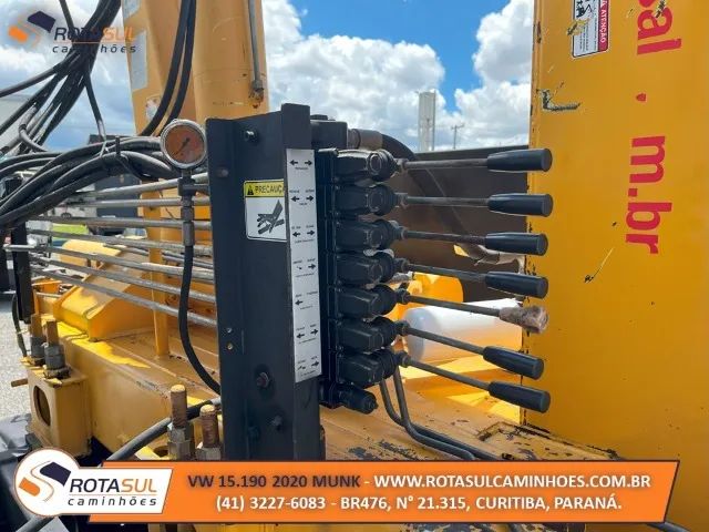 VW 15.190 2020 Munck e Cabine Suplementar - Foto 7